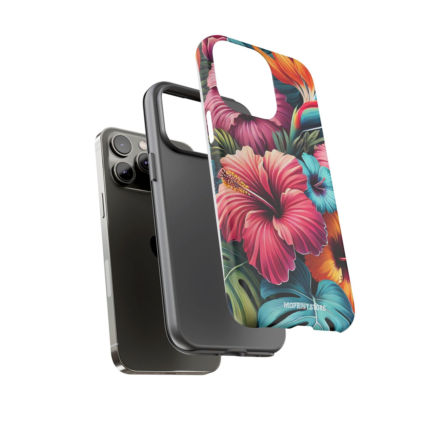 Tropical Floral Phone Case - Tough, Stylish & Colorful