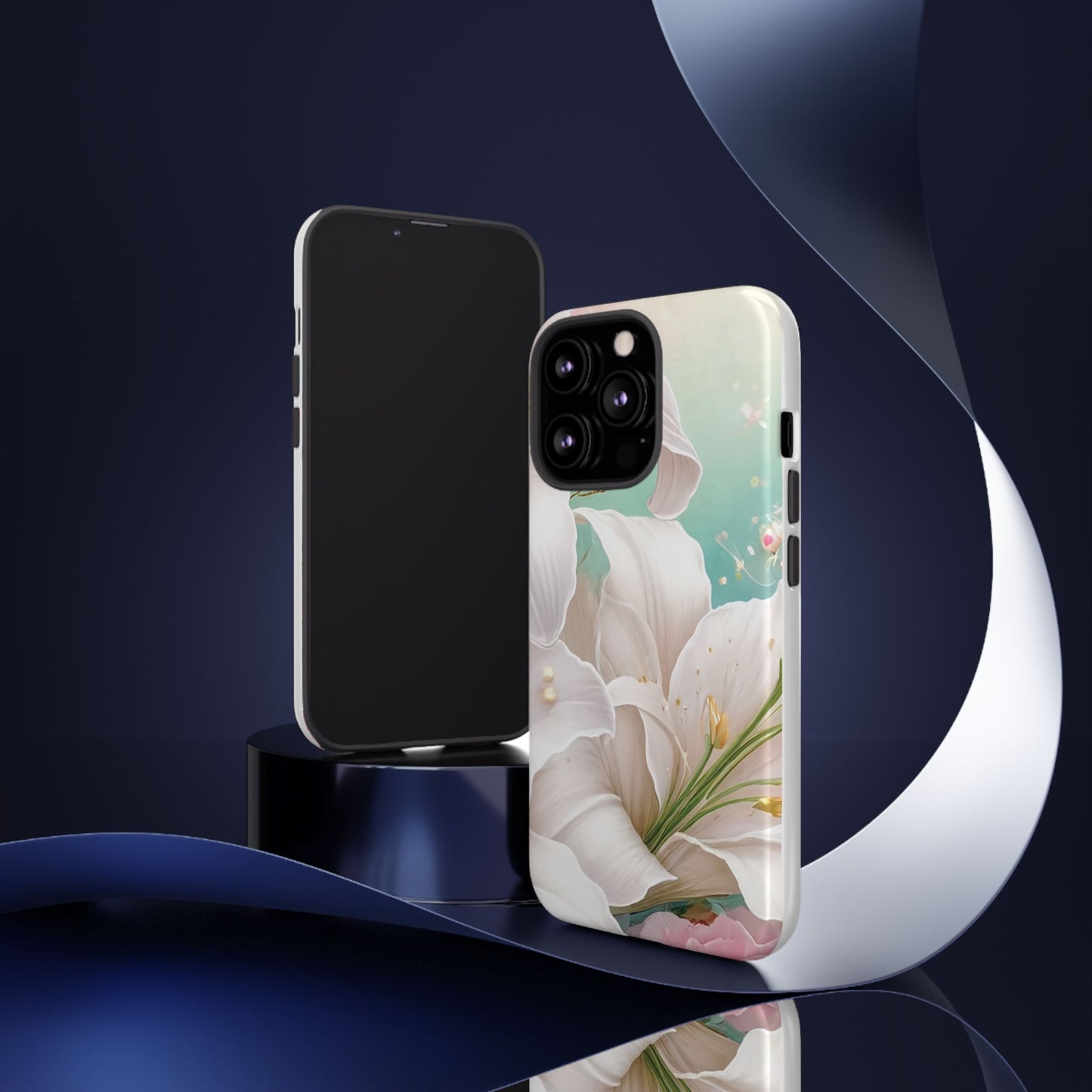 Elegant Floral Phone Case - Tough Protection with Beauty