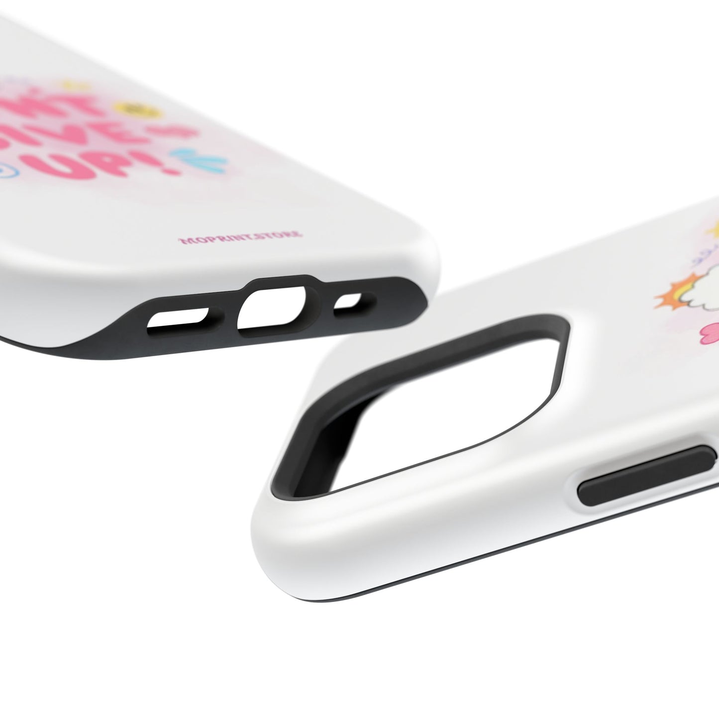 Inspirational Phone Case - "Don't Give Up!" Impact-Resistant Design