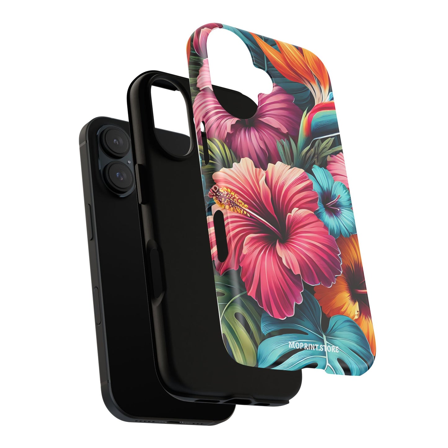 Tropical Floral Phone Case - Tough, Stylish & Colorful