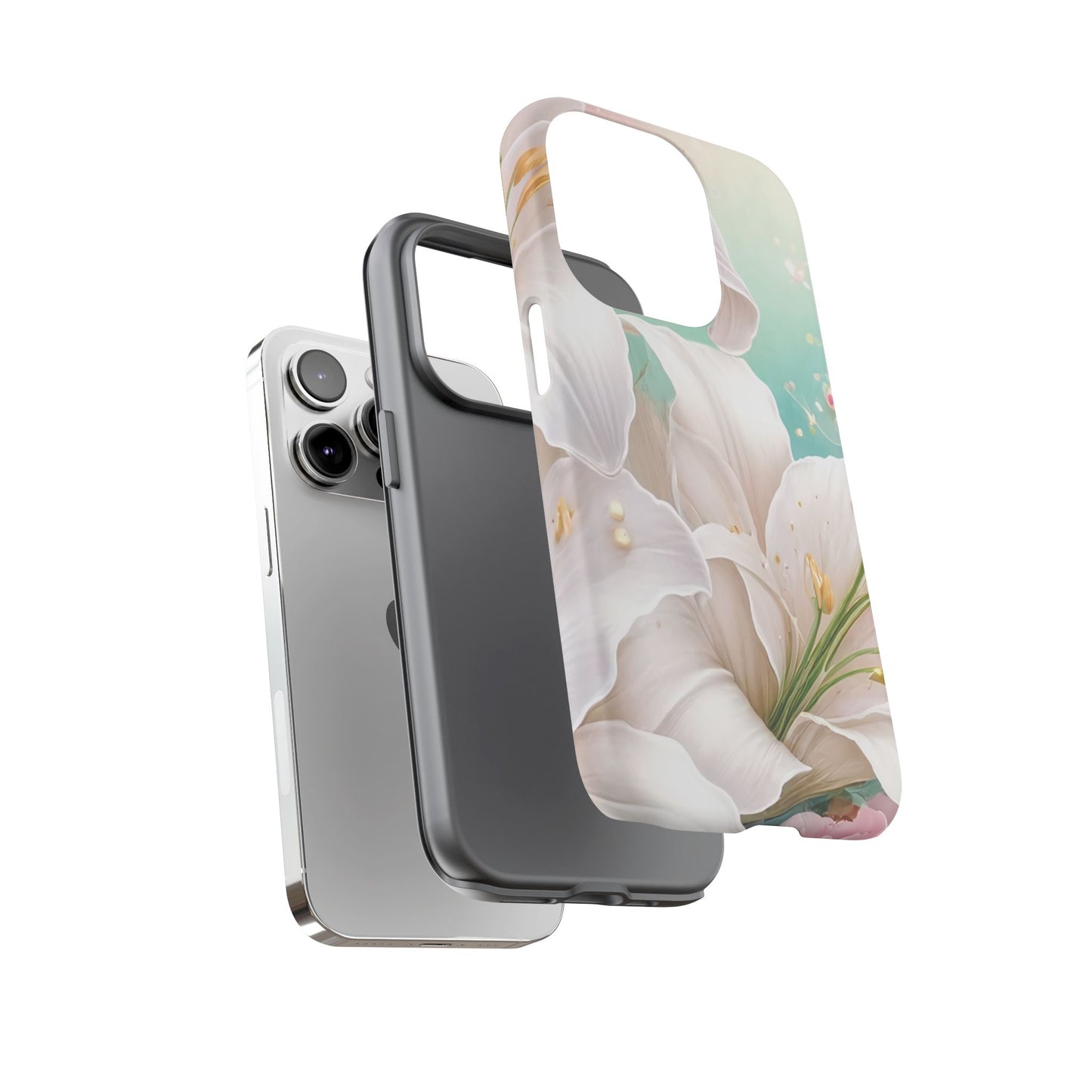Elegant Floral Phone Case - Tough Protection with Beauty