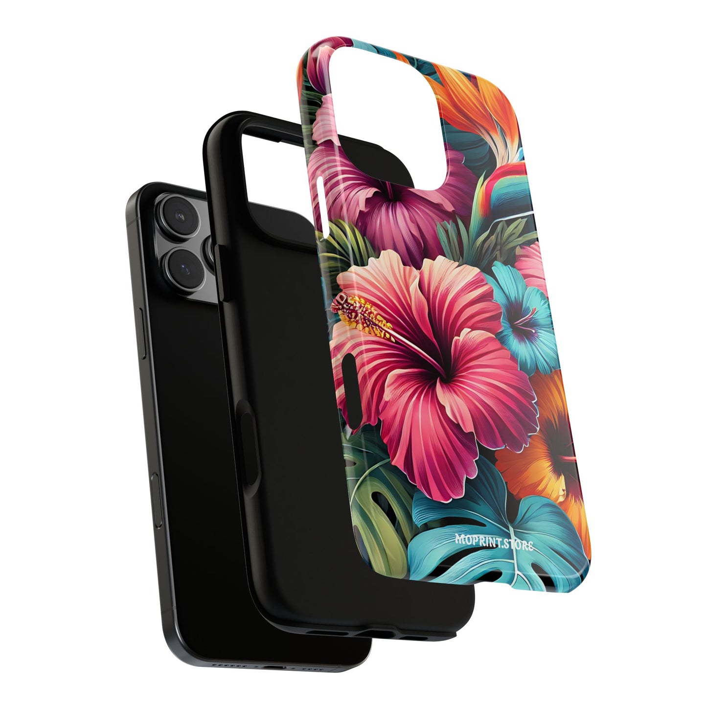 Tropical Floral Phone Case - Tough, Stylish & Colorful