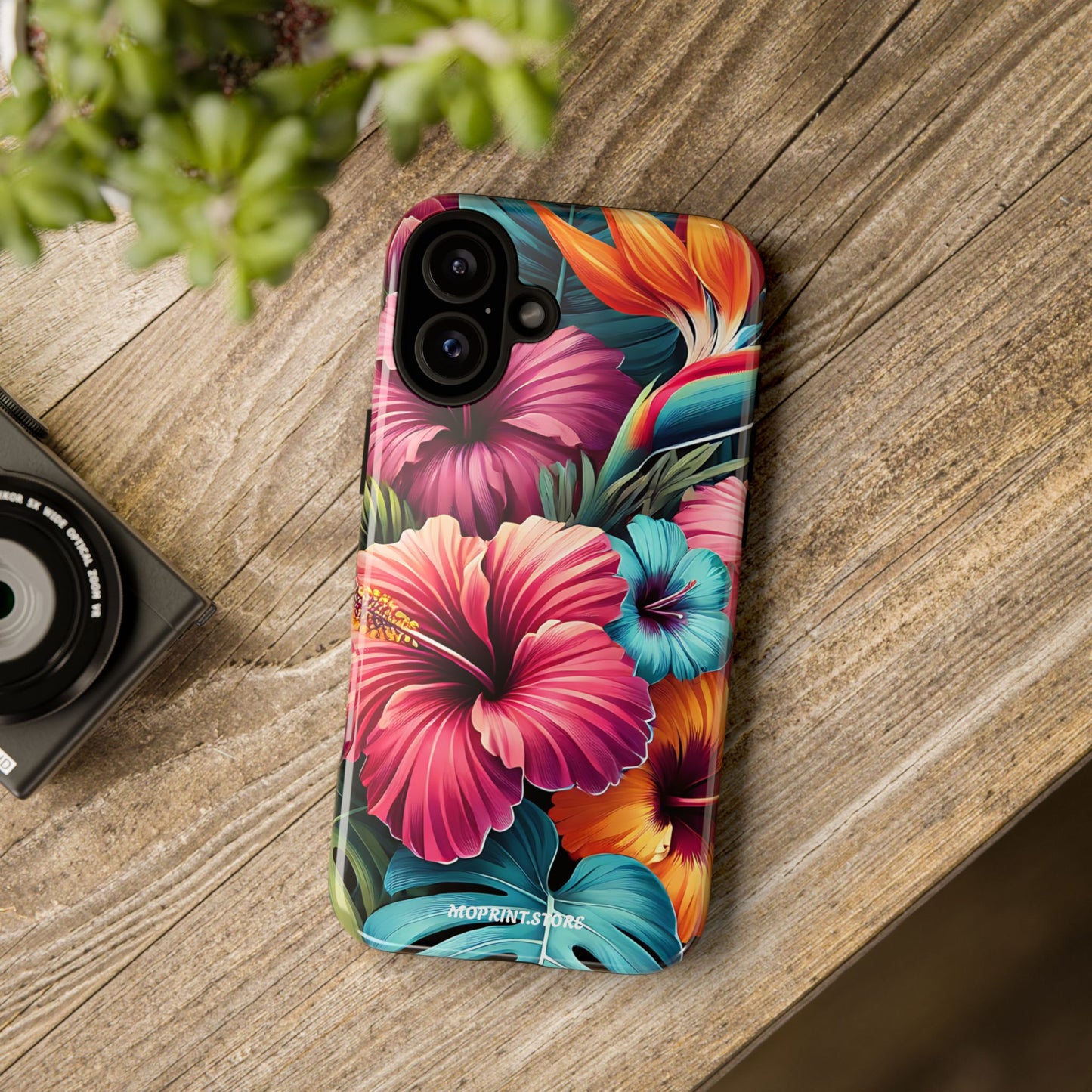 Tropical Floral Phone Case - Tough, Stylish & Colorful