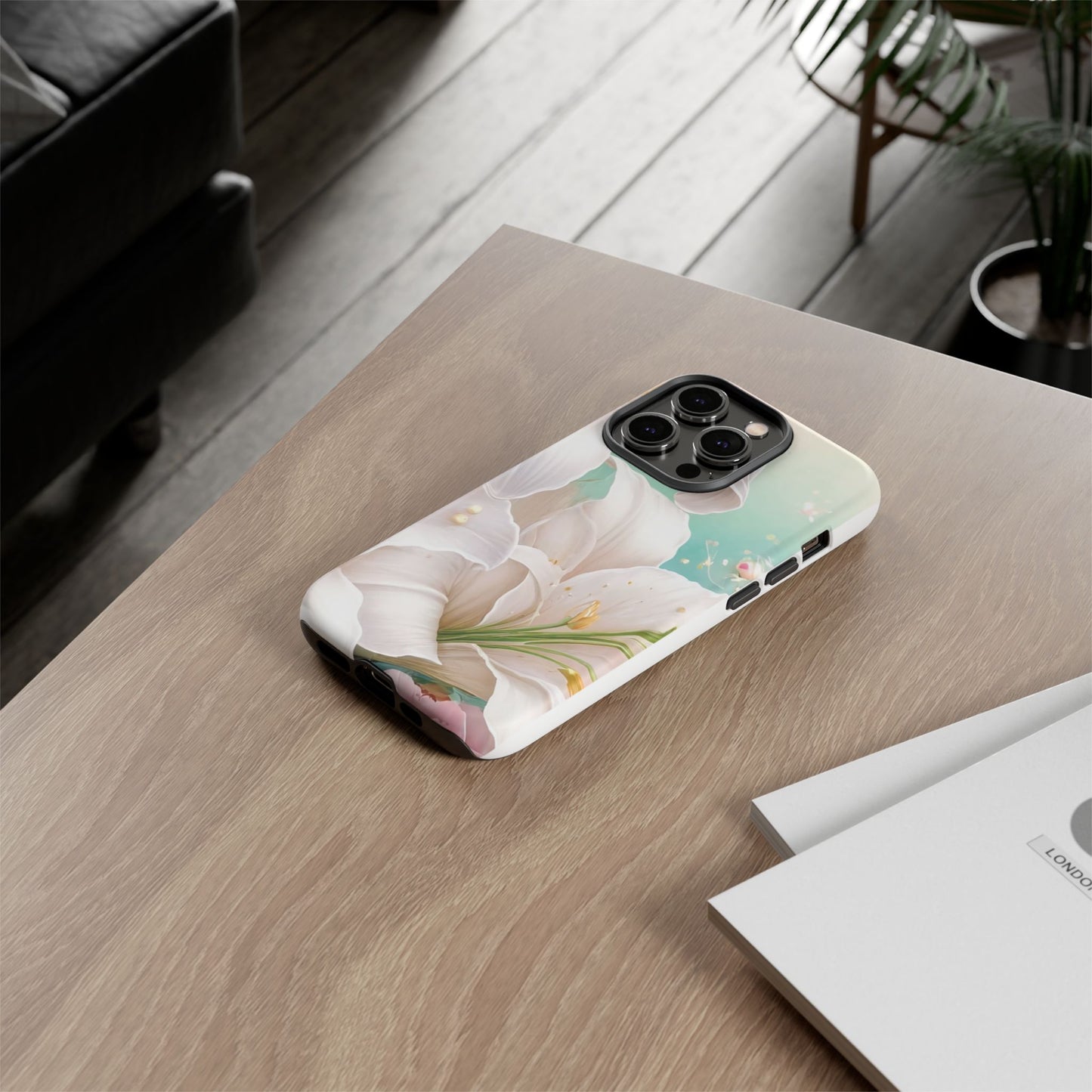 Elegant Floral Phone Case - Tough Protection with Beauty