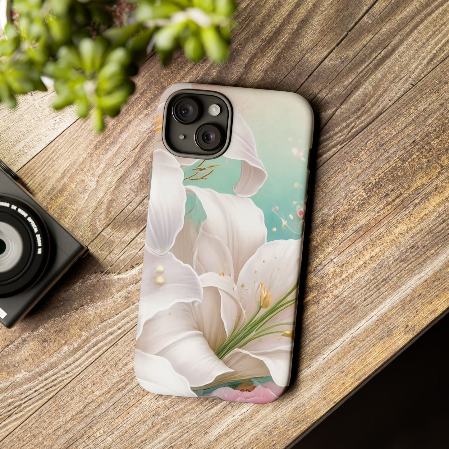 Elegant Floral Phone Case - Tough Protection with Beauty