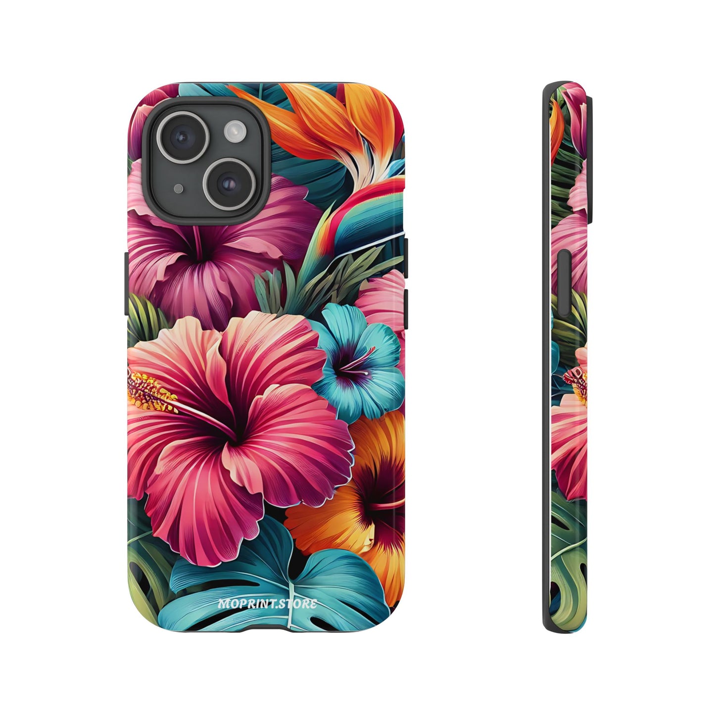 Tropical Floral Phone Case - Tough, Stylish & Colorful