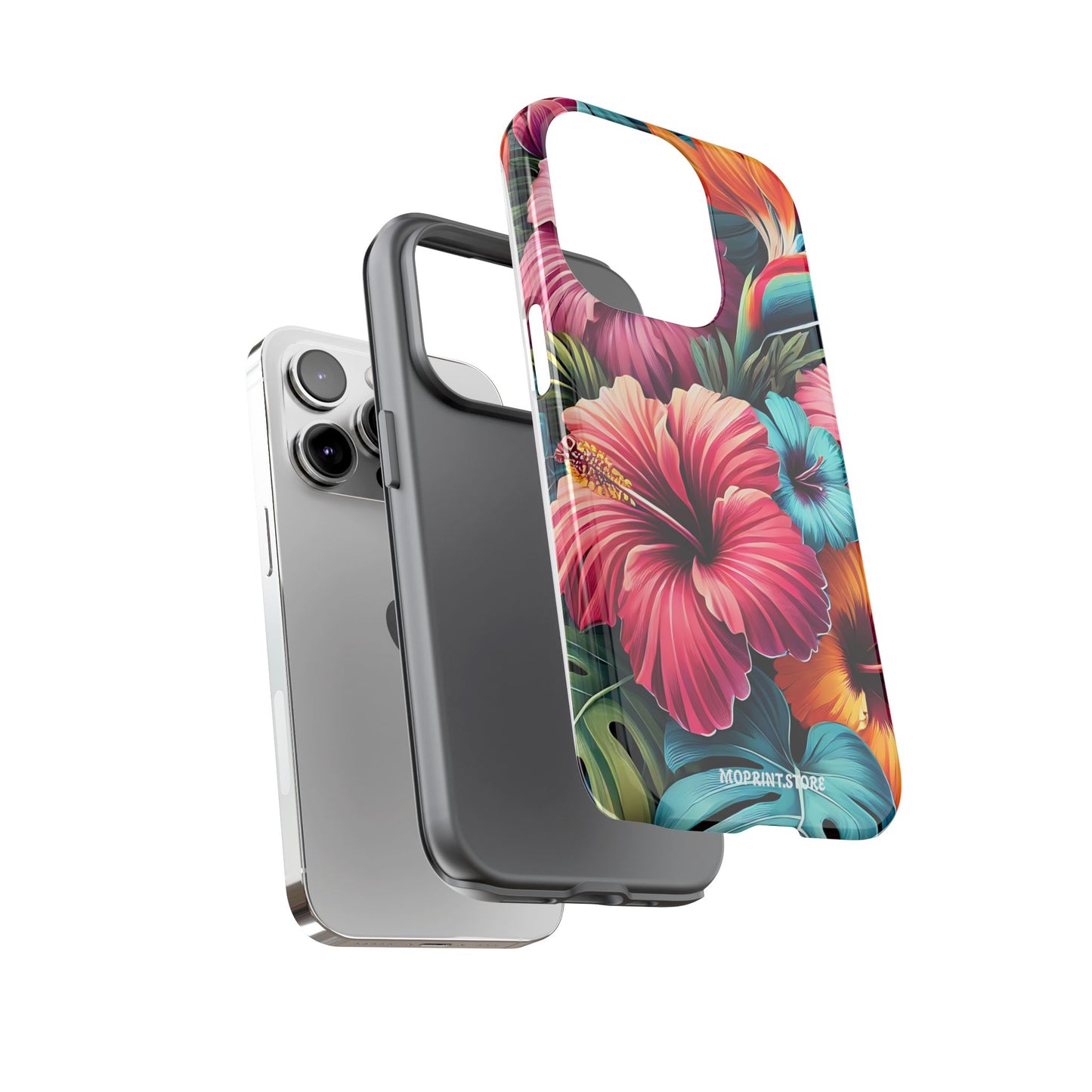 Tropical Floral Phone Case - Tough, Stylish & Colorful