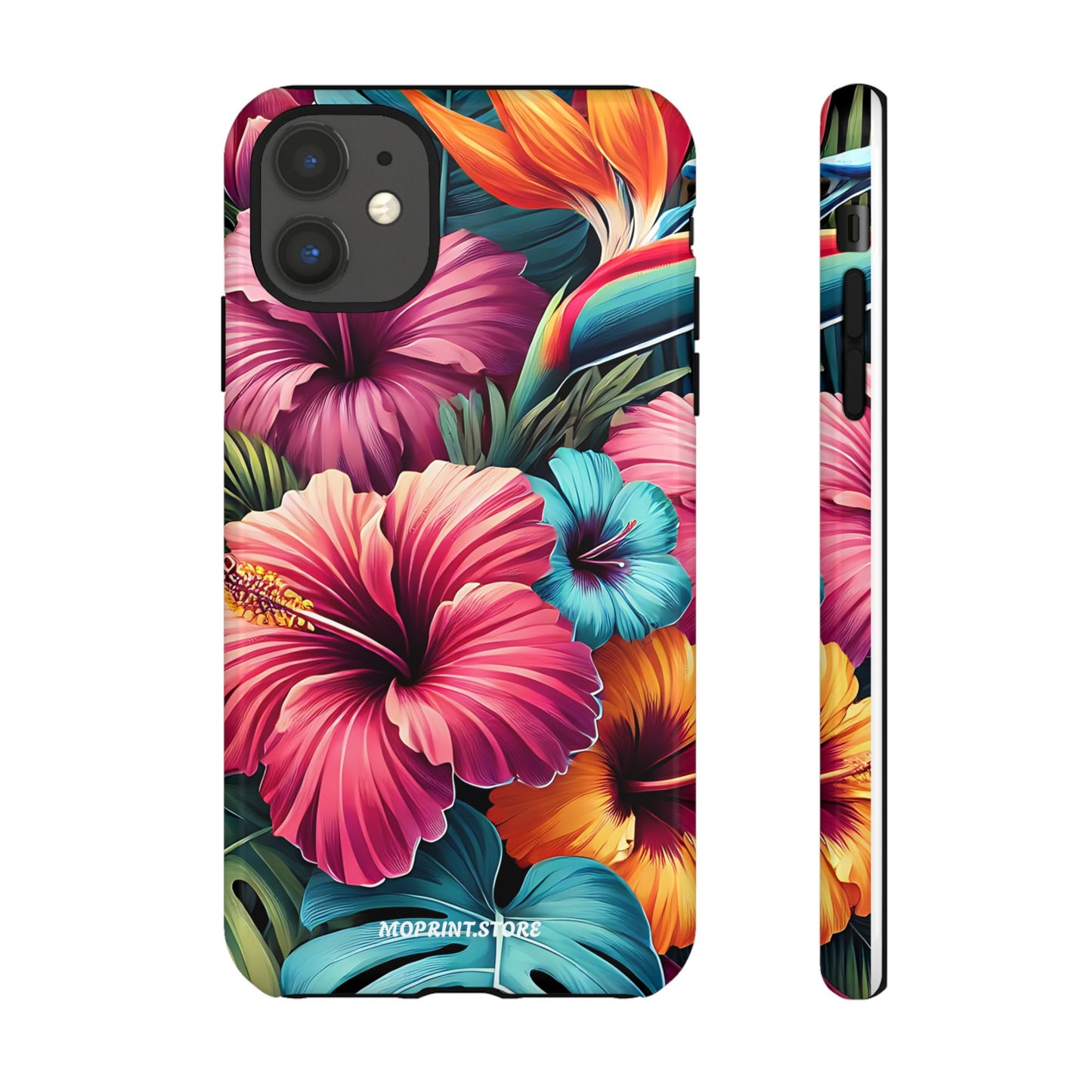 Tropical Floral Phone Case - Tough, Stylish & Colorful