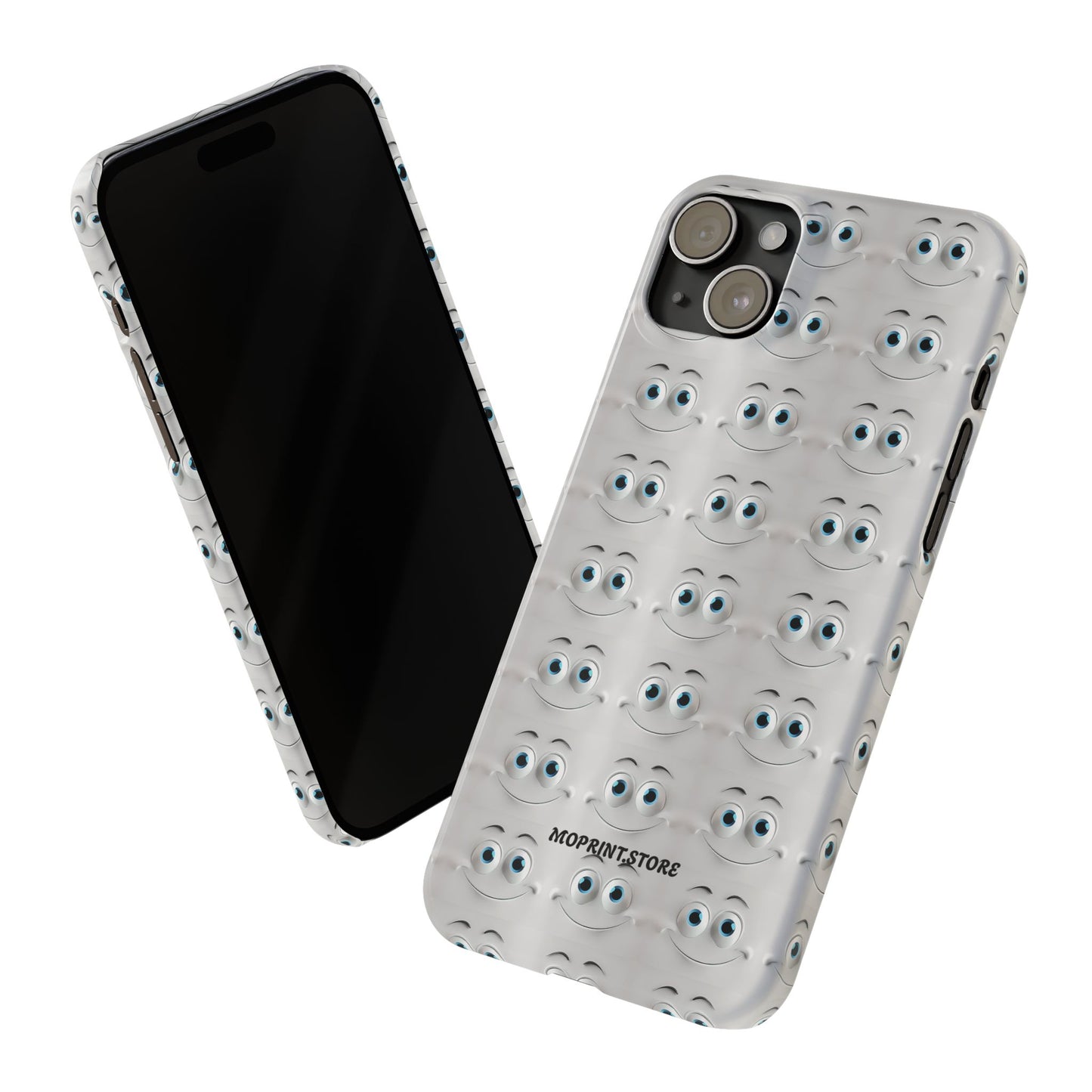 Cute Emoji Slim Phone Case - Adorable Expressions for Everyday Use