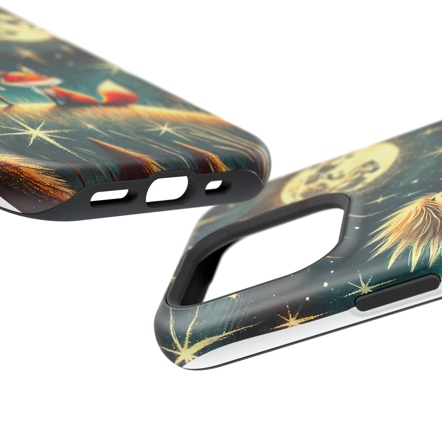Whimsical Space Adventure Magnetic Phone Case - Kid-Friendly Design