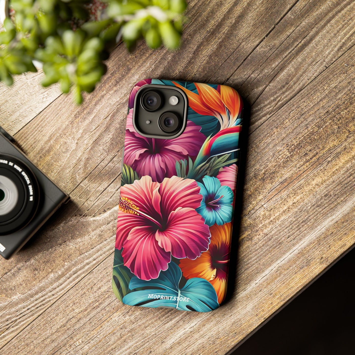 Tropical Floral Phone Case - Tough, Stylish & Colorful
