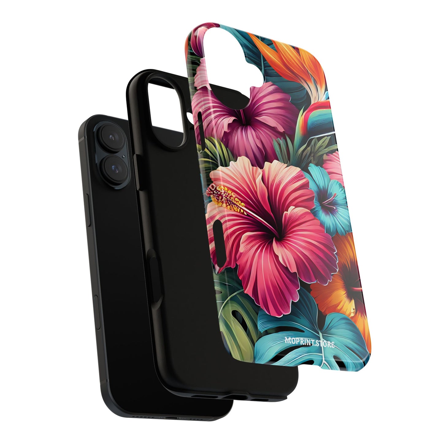 Tropical Floral Phone Case - Tough, Stylish & Colorful