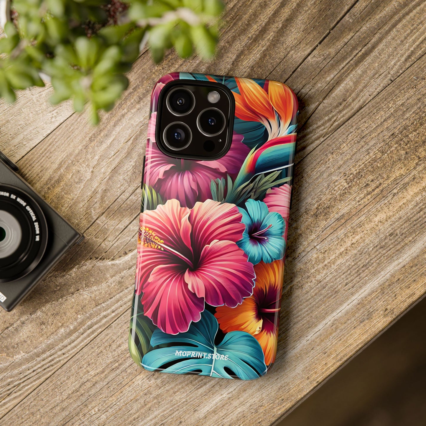 Tropical Floral Phone Case - Tough, Stylish & Colorful