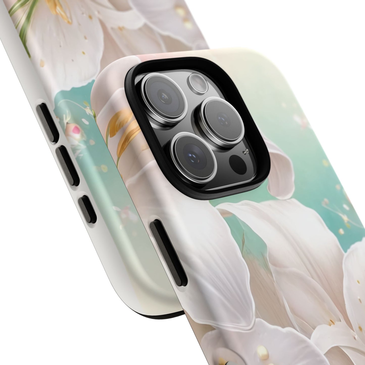 Elegant Floral Phone Case - Tough Protection with Beauty