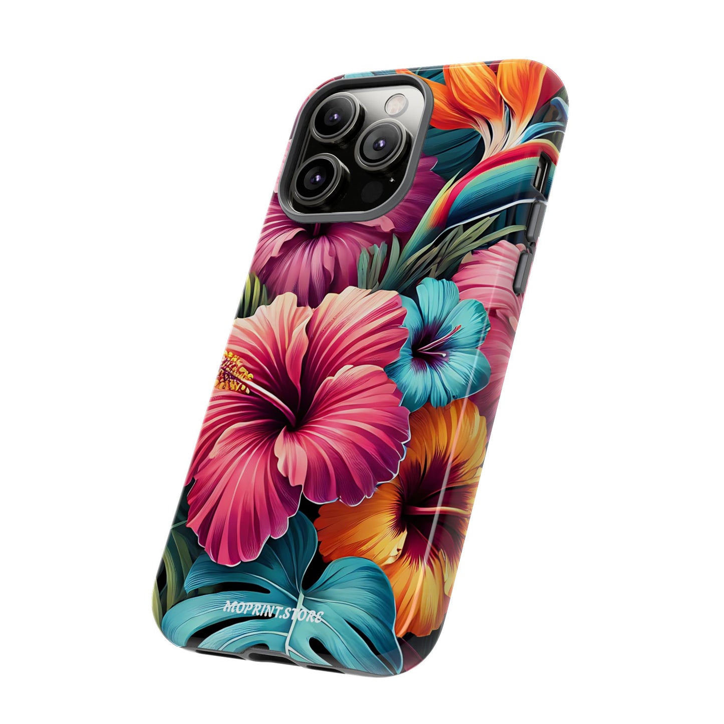 Tropical Floral Phone Case - Tough, Stylish & Colorful