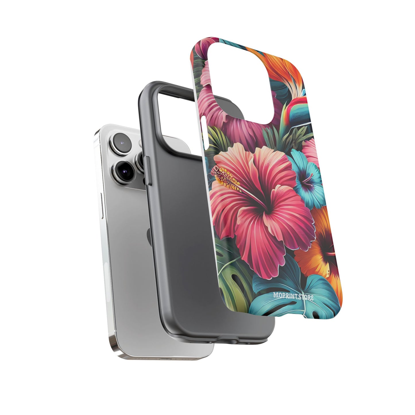 Tropical Floral Phone Case - Tough, Stylish & Colorful