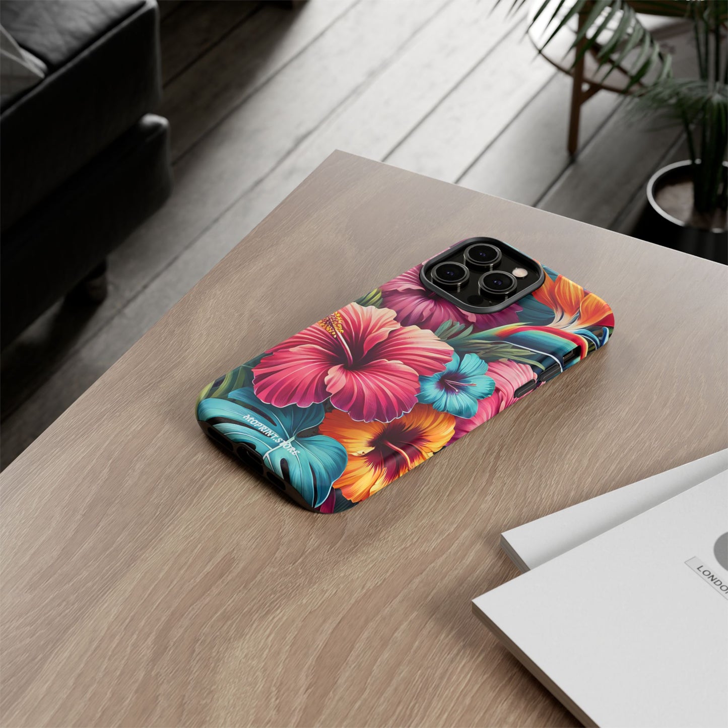Tropical Floral Phone Case - Tough, Stylish & Colorful