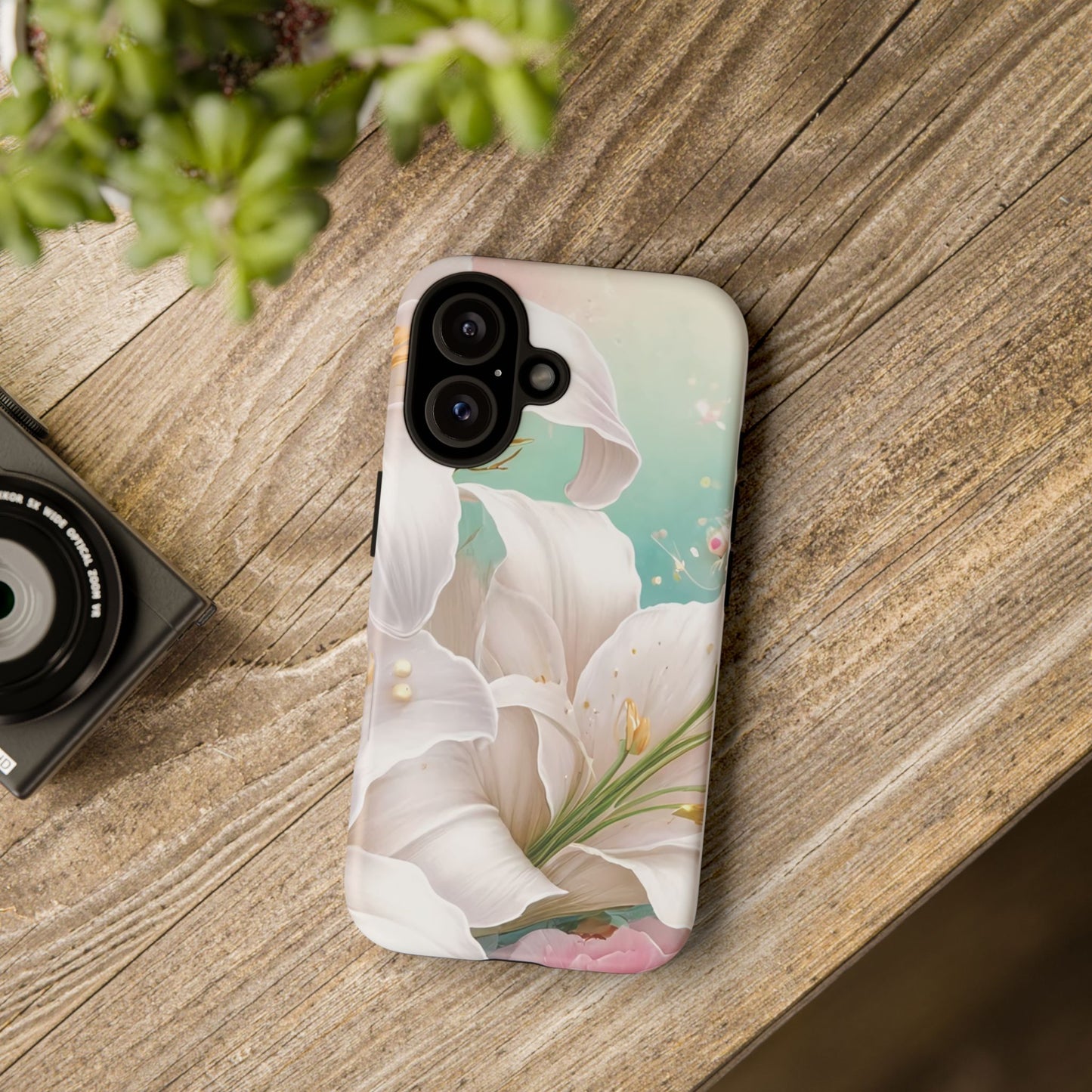 Elegant Floral Phone Case - Tough Protection with Beauty