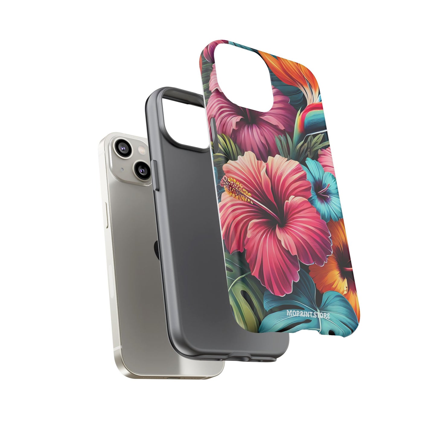 Tropical Floral Phone Case - Tough, Stylish & Colorful