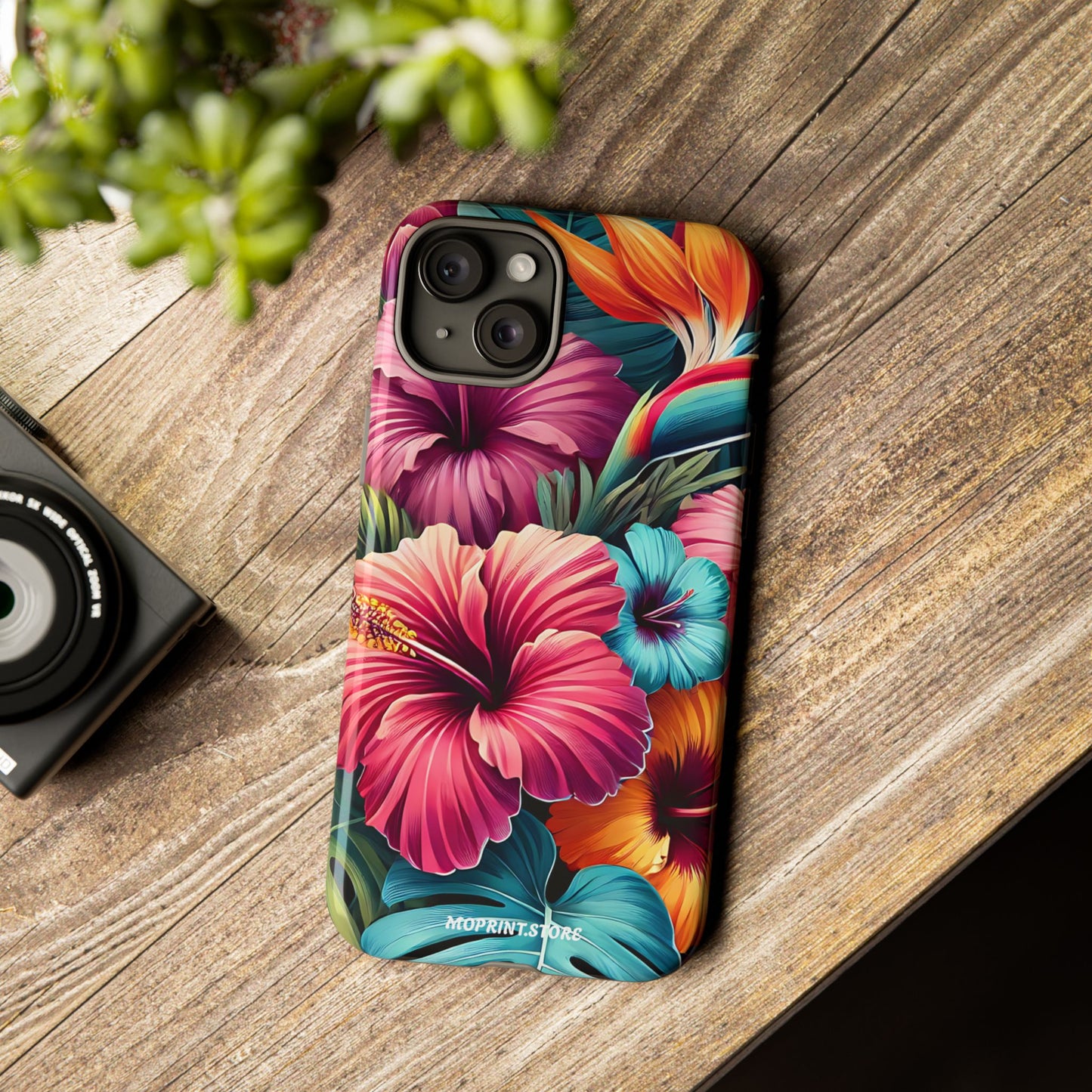 Tropical Floral Phone Case - Tough, Stylish & Colorful