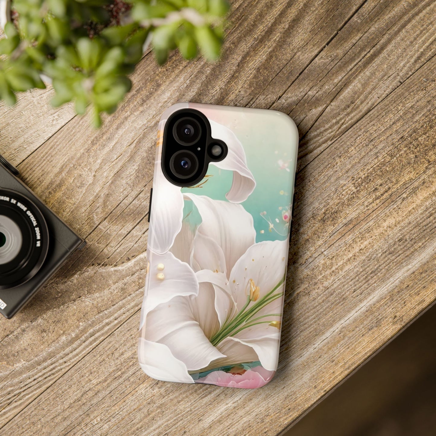Elegant Floral Phone Case - Tough Protection with Beauty