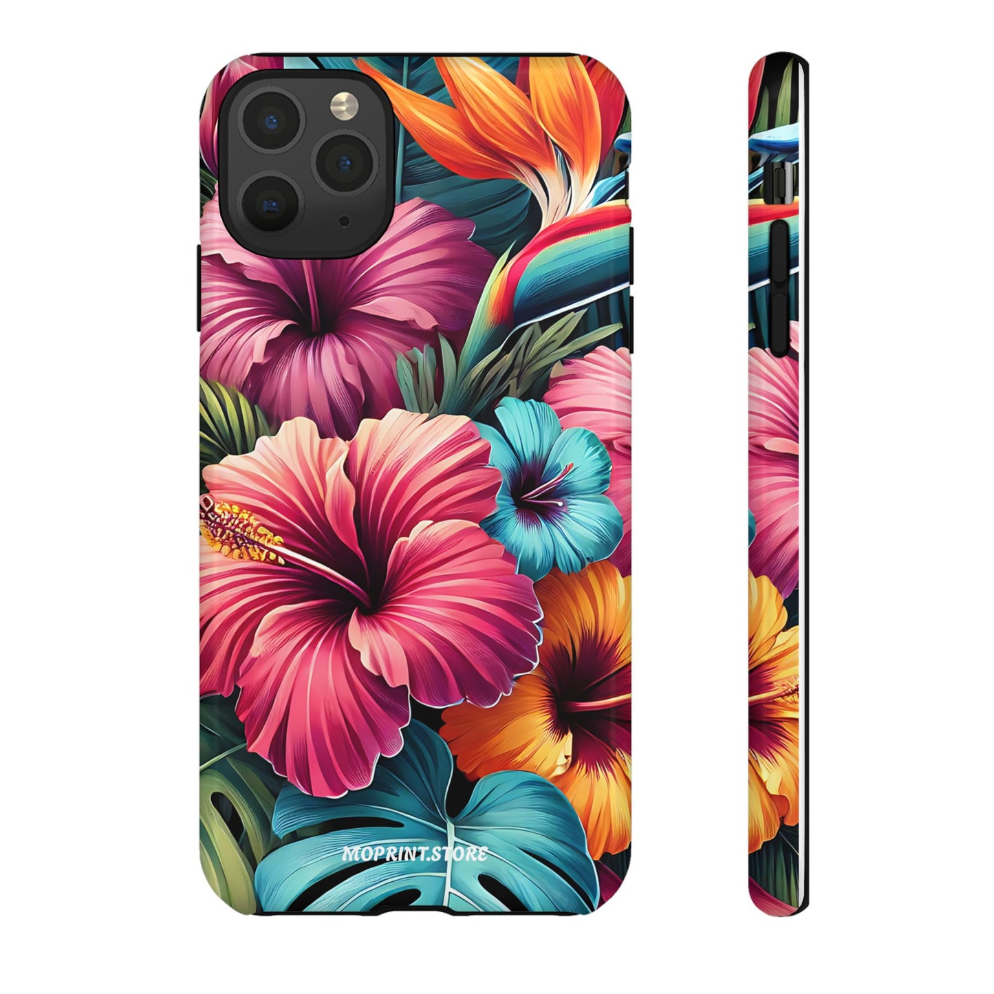 Tropical Floral Phone Case - Tough, Stylish & Colorful