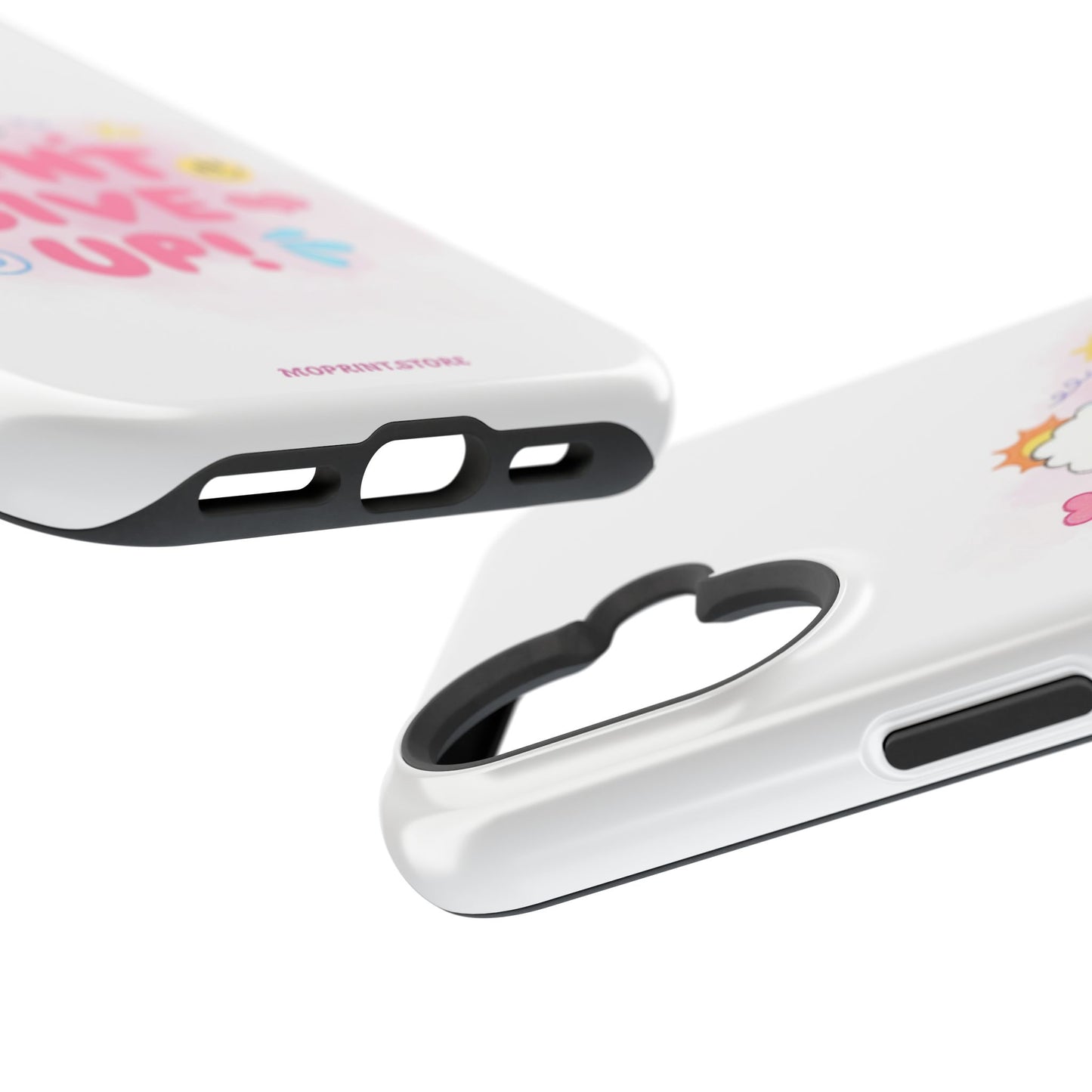 Inspirational Phone Case - "Don't Give Up!" Impact-Resistant Design