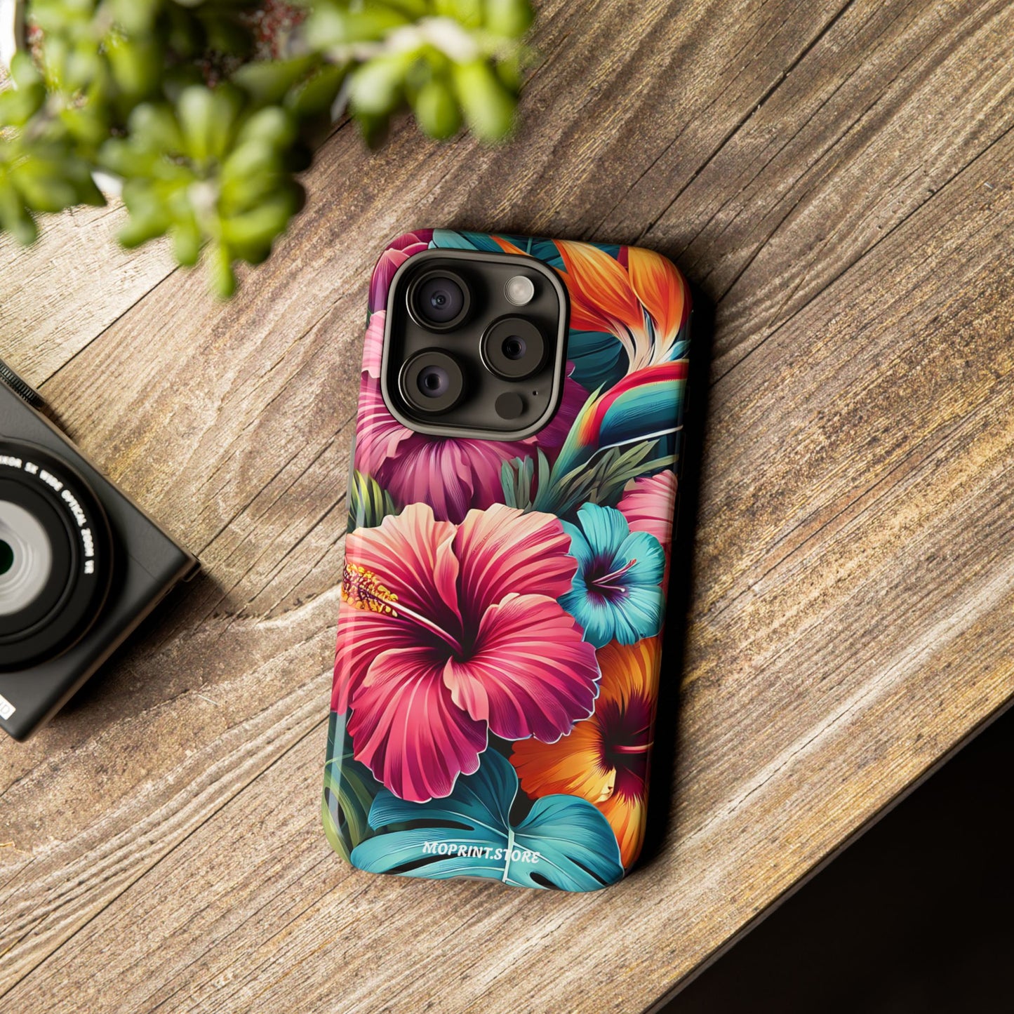 Tropical Floral Phone Case - Tough, Stylish & Colorful