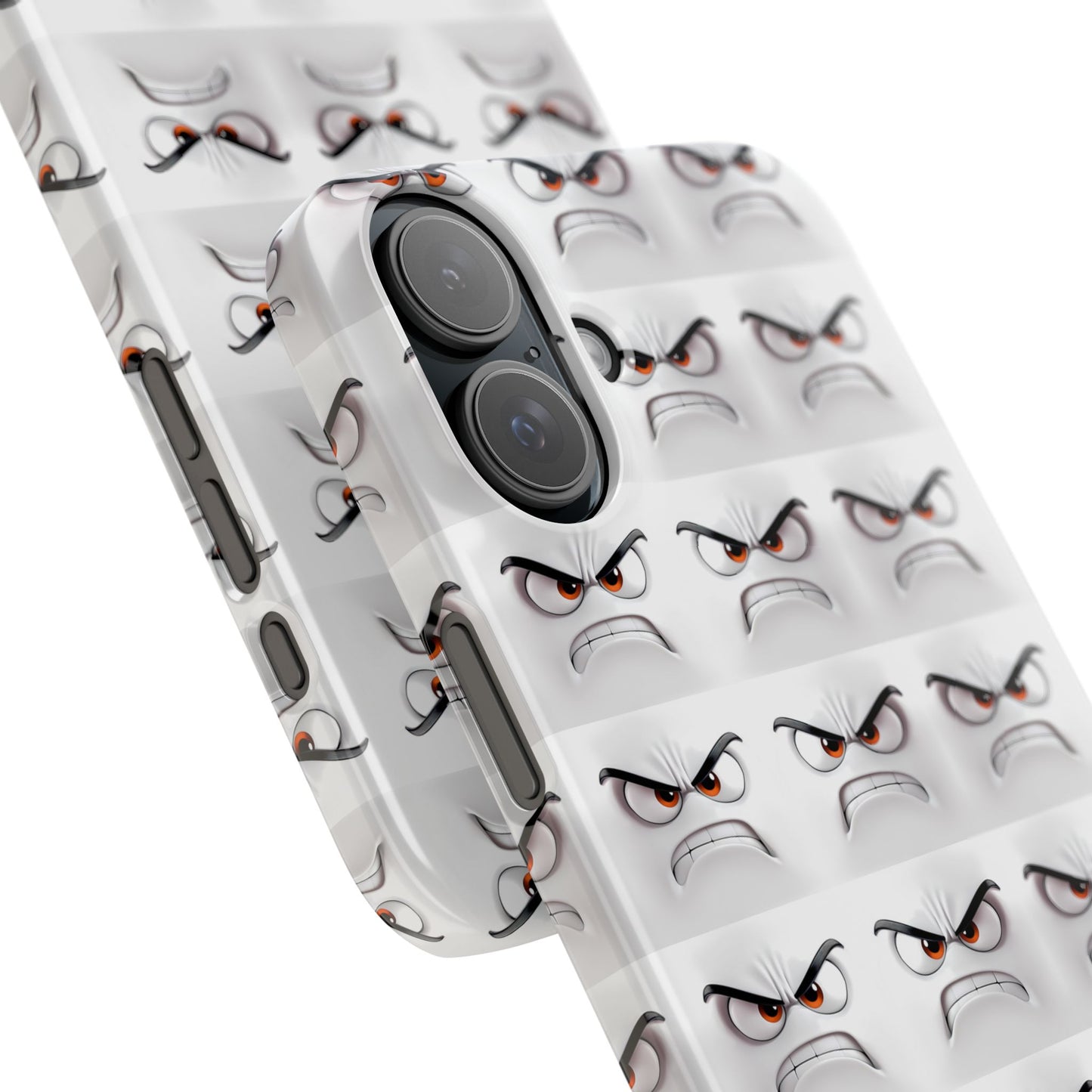 Expressive Slim Phone Case – Angry Face Design for Bold Personalities