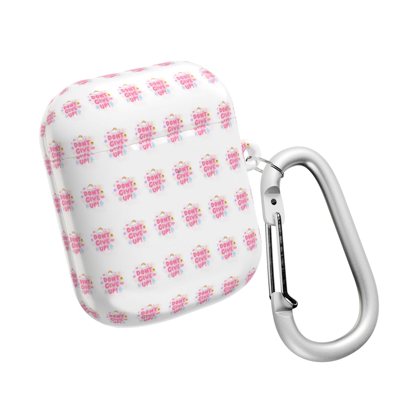 Inspirational AirPod Case - Don't Give Up Design - Cute & Motivational Accessory