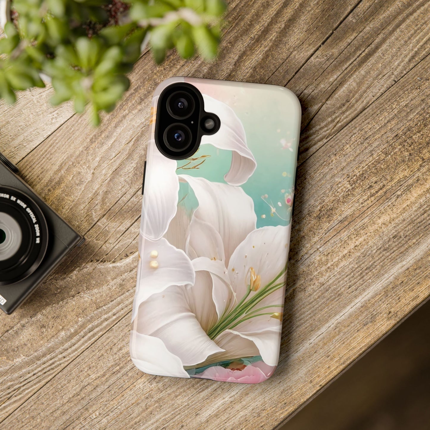 Elegant Floral Phone Case - Tough Protection with Beauty
