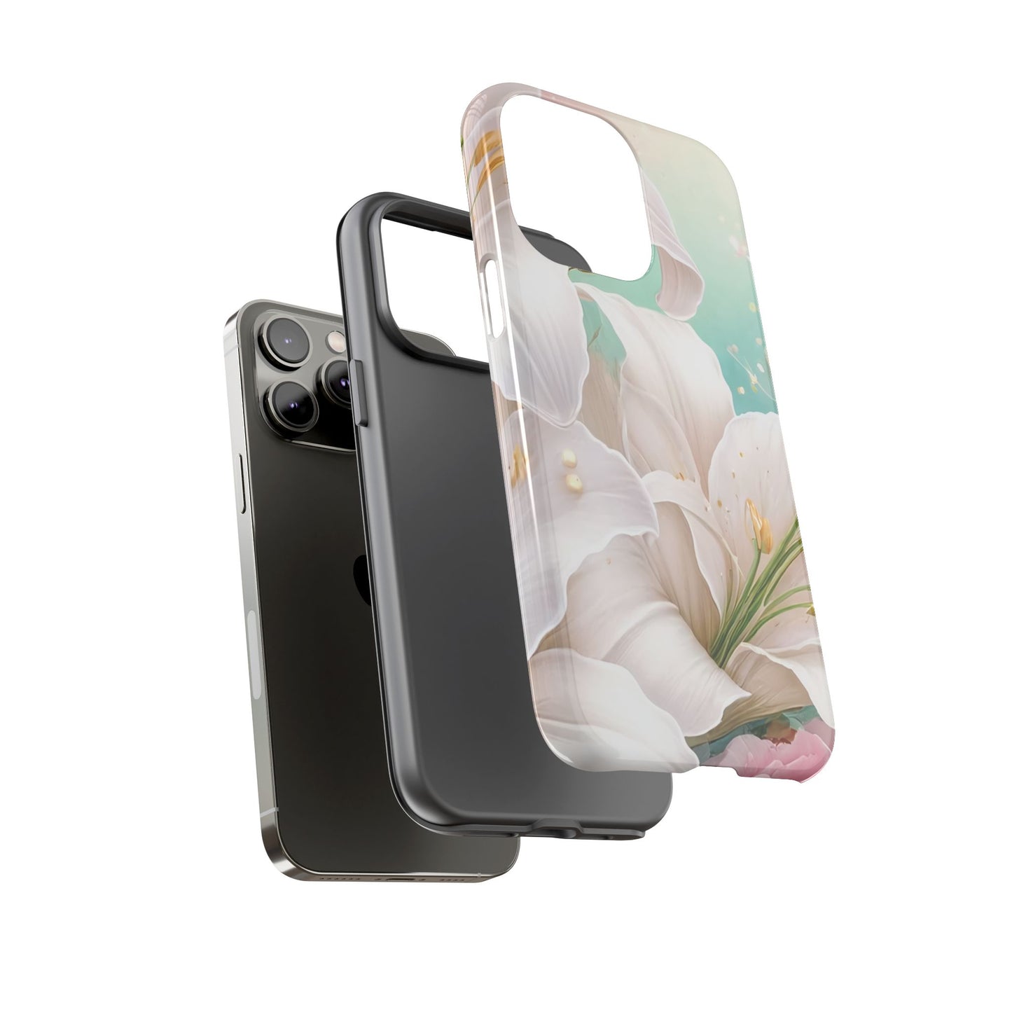 Elegant Floral Phone Case - Tough Protection with Beauty