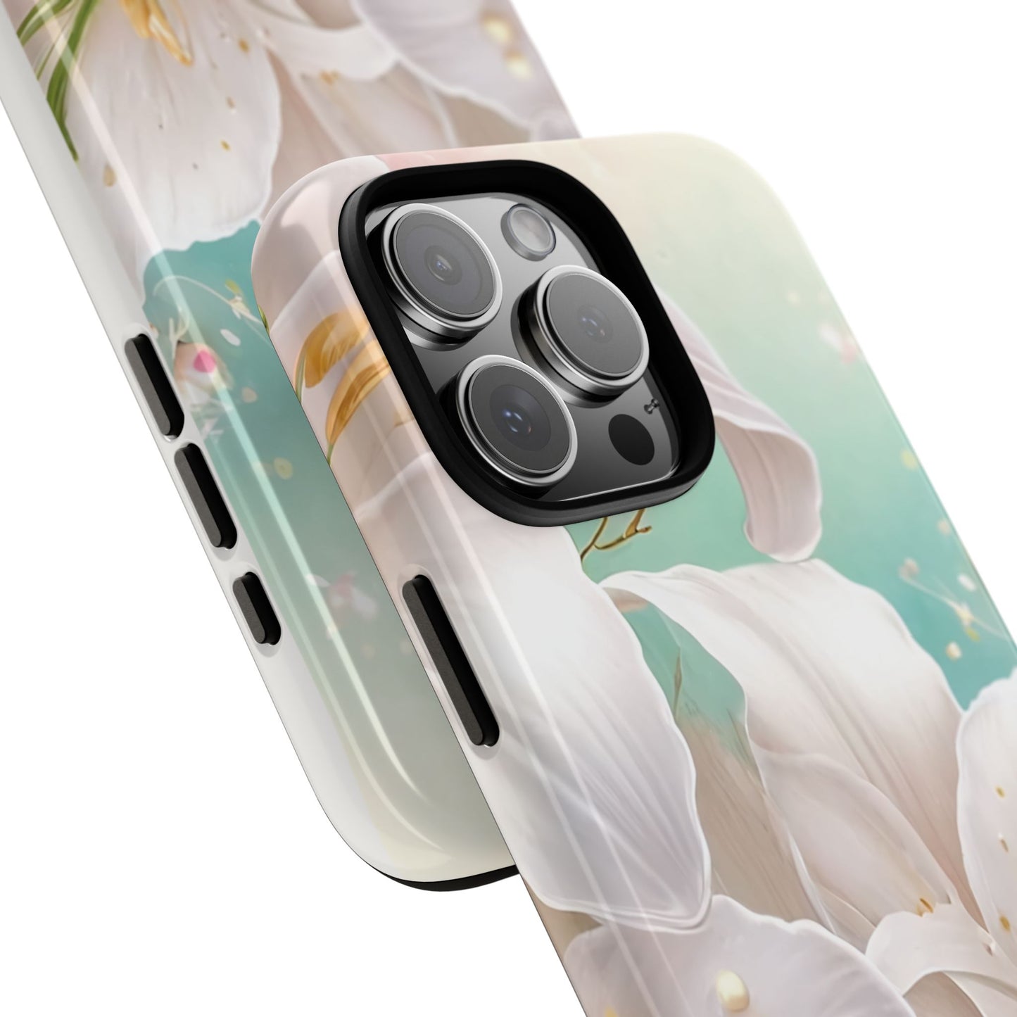 Elegant Floral Phone Case - Tough Protection with Beauty
