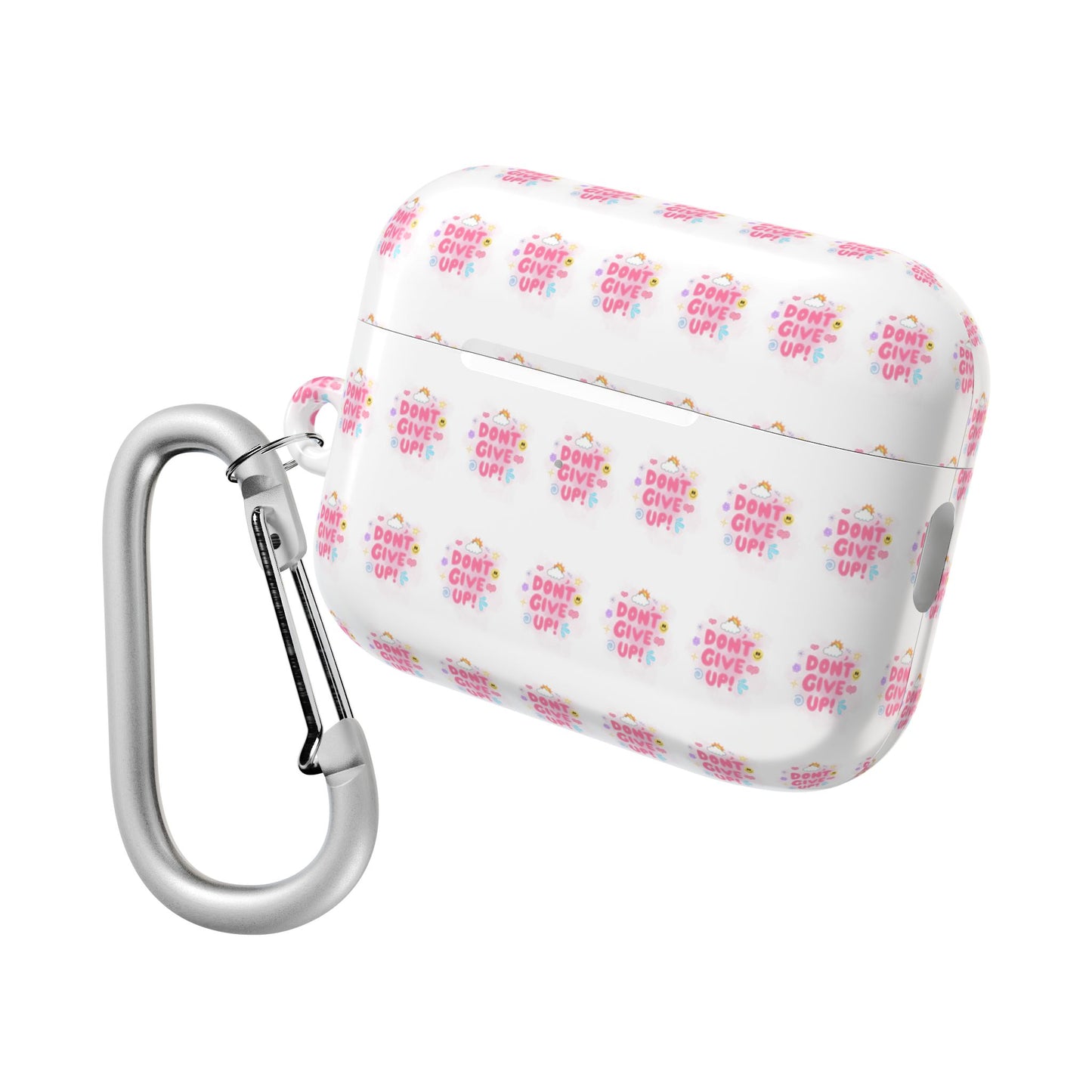 Inspirational AirPod Case - Don't Give Up Design - Cute & Motivational Accessory