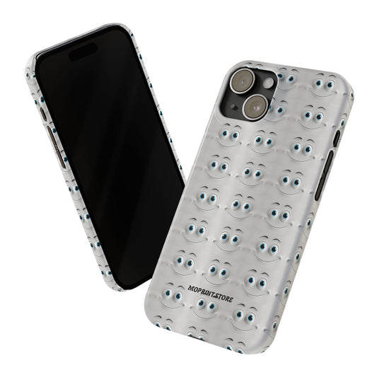 Cute Emoji Slim Phone Case - Adorable Expressions for Everyday Use