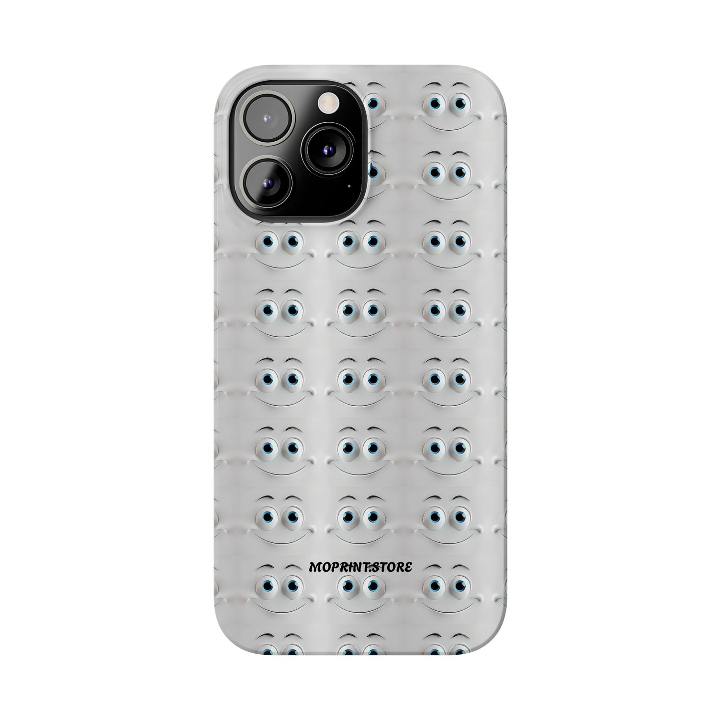 Cute Emoji Slim Phone Case - Adorable Expressions for Everyday Use