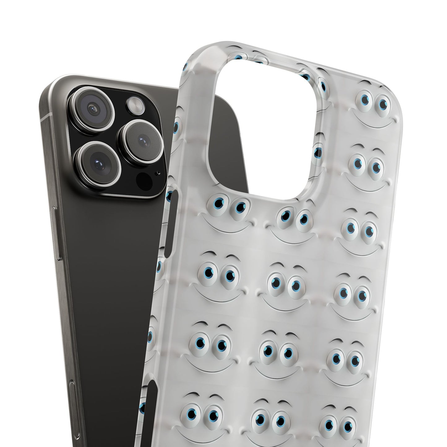 Cute Emoji Slim Phone Case - Adorable Expressions for Everyday Use